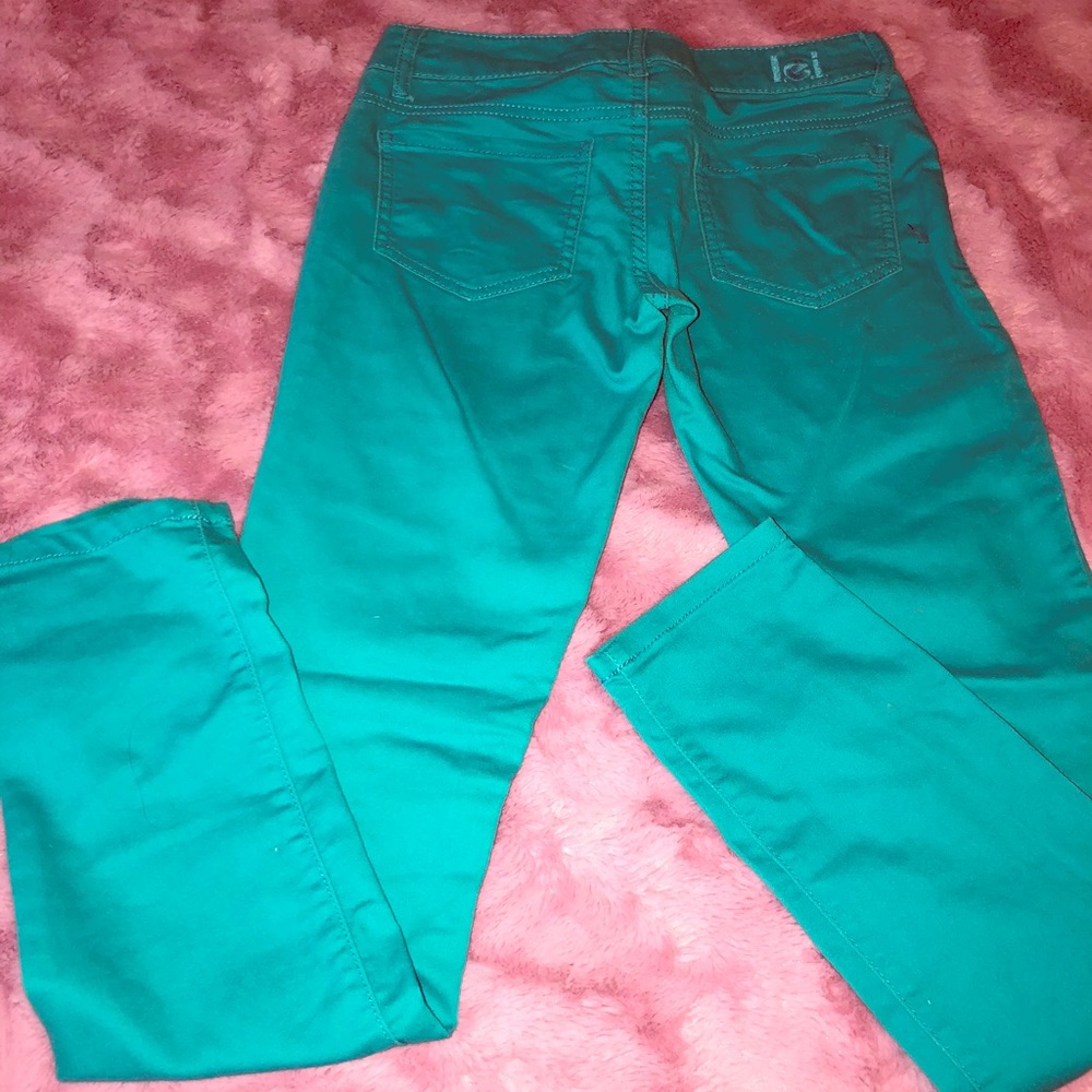 Teal Blue Pants